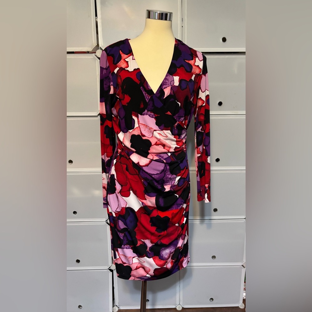 Calvin Klein Floral Wrap Dress